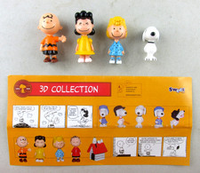 Sammelfigur Set SWEET / 4x PEANUTS 3D Collection/ Zettel B17