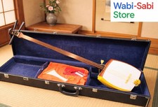 Shamisen Japanese Traditional Musical Instrument with Hard Case