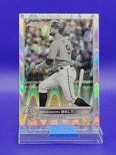 Brandon Belt 2022 Topps Chrome Black & White RayWave Refractor SP 🔥 Giants