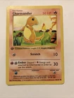 Pokémon TCG Charmander Base Set 46/102 Regular 1st Edition Shadowless Card