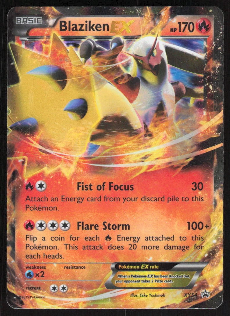 Blaziken EX Holo XY54 HP XY Promos Pokemon Card | eBay