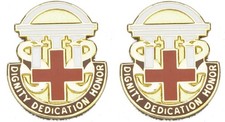 DWIGHT D. EISENHOWER Distinctive Unit Insignia - Pair