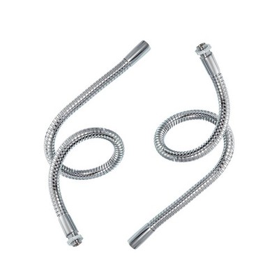 15.7'' Universal Gooseneck Hose M10 Fine Thread for DIY Metal Bendable Hose 2Pack