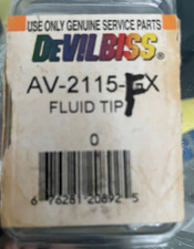 DEVILBISS JGA SPRAY GUN FLUID TIP .425, FX, 1.1 MM AV-2115 OPEN BOX BEST OFFER 