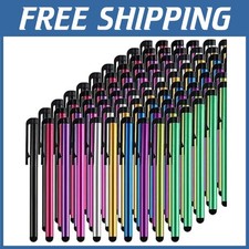 Colorful Stylus Pens Pack - 100 Pcs for iPad, iPhone