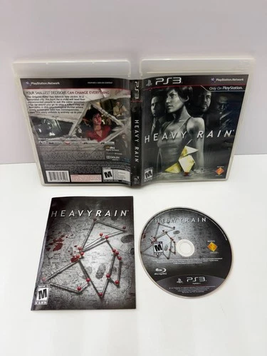 Heavy Rain PS3 (Sony Playstation 3) Complete CIB Tested