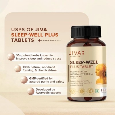 99% Work 120 Pill Tablets For Improved Sleep & Relief Stress Herbal Formula