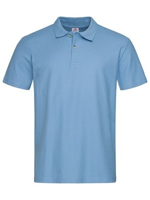 STEDMAN Herren Piqué Poloshirt Kurzarm ST3000 LIGHT BLUE