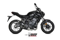 AuspuffendstüCk Mivv Delta Race Schwarz Yamaha FZ-07 700 2021 2022 2023 2024