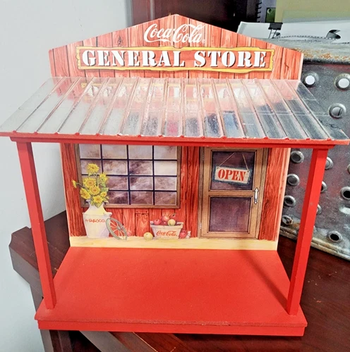ENESCO Mary's Moo Moos COCA-COLA General Store Display VTG 2000 RED