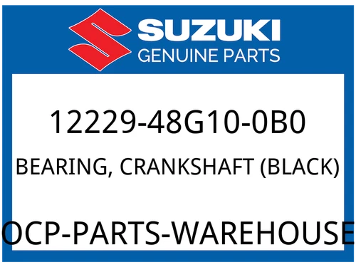 BEARING, CRANKSHAFT (BLACK)