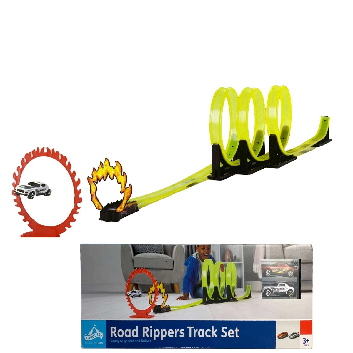 Carousel road rippers track set sales