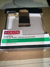 Delta Hand Towel Ring Holder 20 lb. Capacity Zinc Die-Cast Champagne Bronze S3C