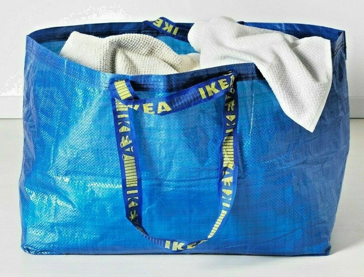 Ikea OMSESIDIG Carrier bag, storage laundry travel bag, multicolour, 71 L,  | eBay