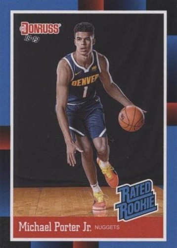 2018-19 Panini Select Michael Porter Jr. Neon Green Prizm /75
