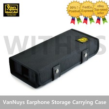 VanNuys Ballistic Bullet Proof Earphone IEM Storage Carrying Case 2Spaces VD314