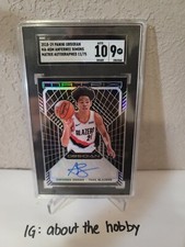 2018 Panini Obsidian Anferee Simons Matrix /75 Auto