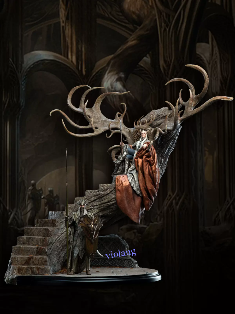 Weta Workshop The Hobbit The Woodland King Thranduil Throne 1/6