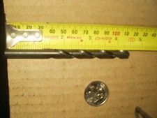 (3) 19/64 x 4 1/4 Jobber Drill Bits MADE IN USA 