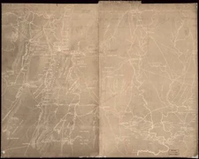 18" x 24" 1863 Map Of Catoosa County & Parts Of Whitfield Murray & Walker