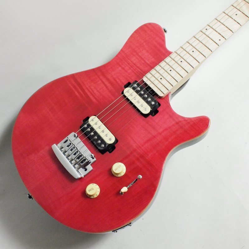 Electric Guitar Sterling by Music Man SUB AX3FM-STP-M1 Stain Pink