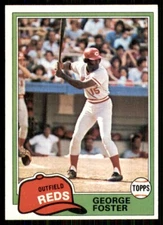 1981 Topps #200 George Foster Cincinnati Reds
