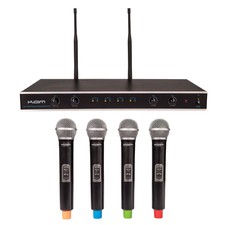 Kam Quartet Eco Wireless Microphone System ~ 4 Mics / Receiver
