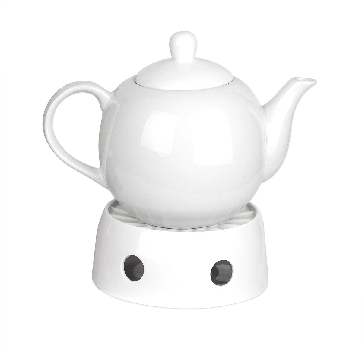 PORFOYO Stövchen Aus Keramik - Teewärmer Mit Teelicht Für Gemütliche Stunden