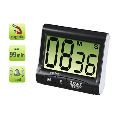 Xavax Küchentimer Kurzzeitmesser Küchenuhr Timer Uhr Counter Digital LCD-Display
