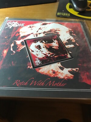 Exit Stance - retch with mother, anarcho punk, 10 inch vinyl booklet fridge magn