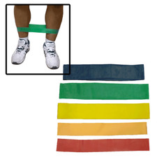 Workoutz Mini Ankle Resistance Bands Set Of 5 Loop Workout Exercise Butt Lift