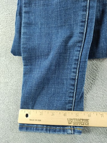 Levis 721 Women's Jeans Blue Sz 29 High-Rise Skinny Straight Stretch 26.5" Denim - Foto 13 di 13