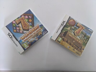 7 Wonders: Treasures of Seven & 7 Wonders II (Nintendo DS) CIB