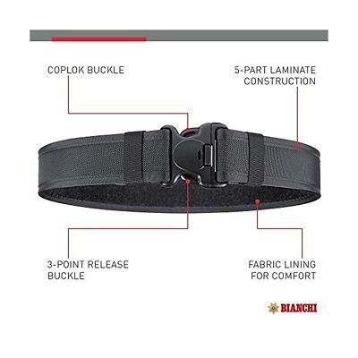 Bianchi Accumold 7200 Black Nylon Duty Belt Medium/34-40 | eBay