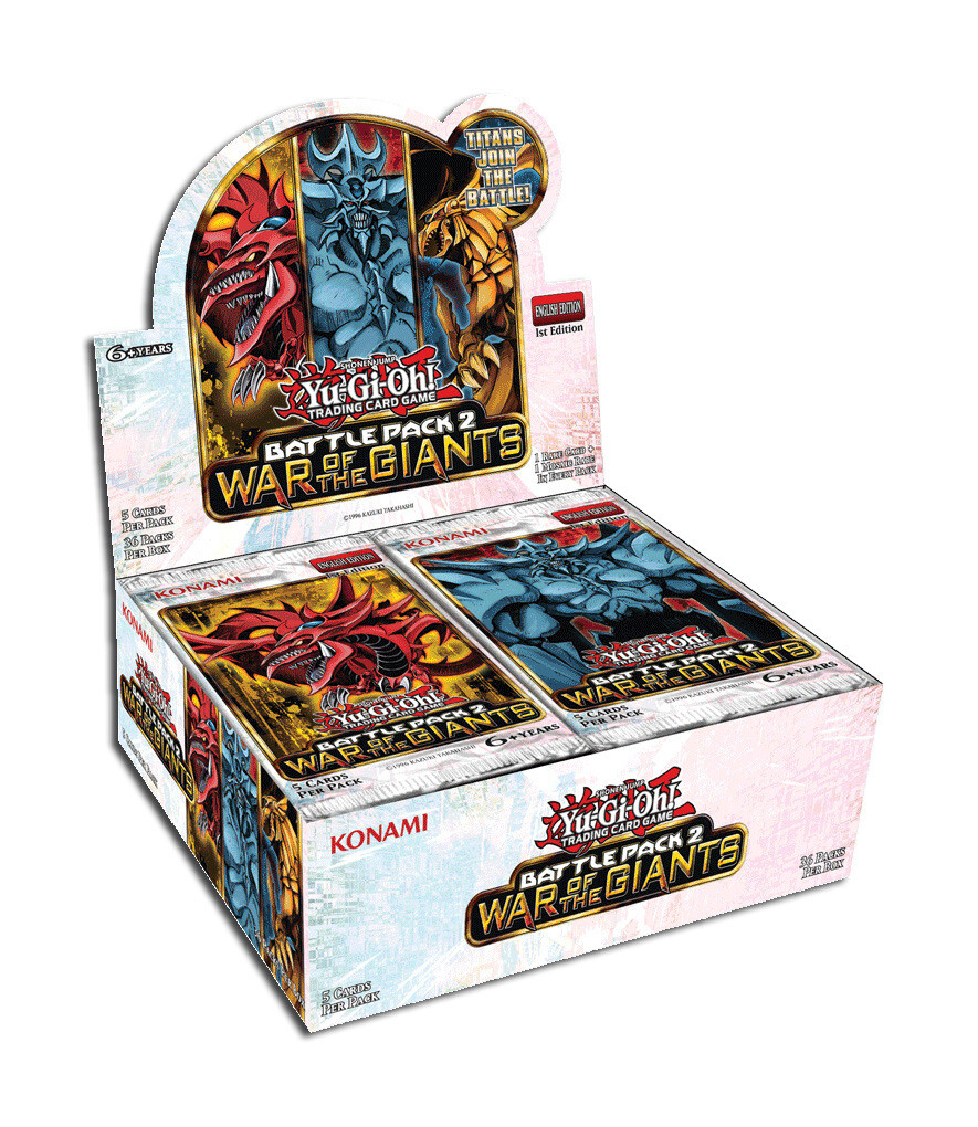 battle pack 2 war of the giants booster box YuGiOh 2: the three Egyptian God Cards Yugioh Battle Pack 2 War