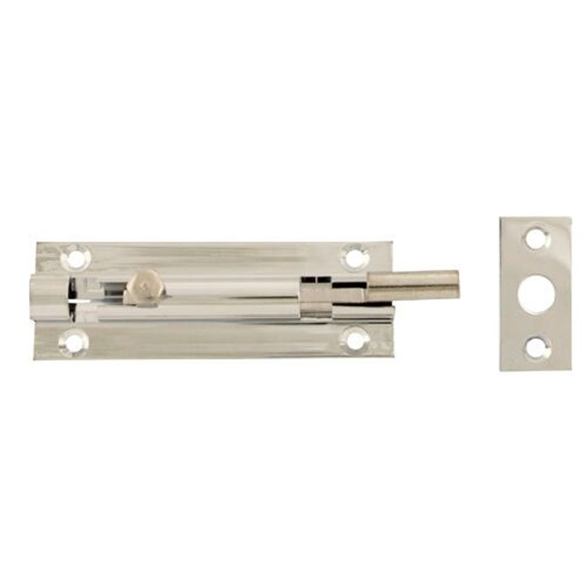 TSS Necked Barrel Bolt 76mm Polished Chrome (TSSNBARB3C)