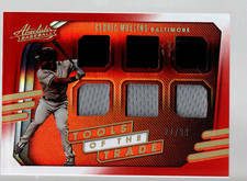 2021 Absolute Tools of the Trade Six Swatches Red #TT6-CM Cedric Mullins 27/99