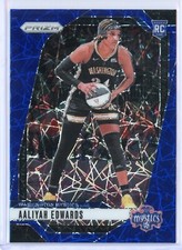 2024 Panini Prizm WNBA Blue Velocity 70 Aaliyah Edwards RC Washington Mystics