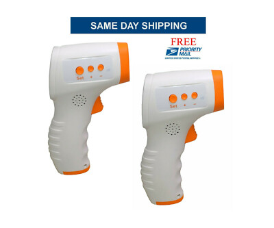 2 - Digital Non Contact Infrared Forehead Thermometers IR Handheld Fever Alarm