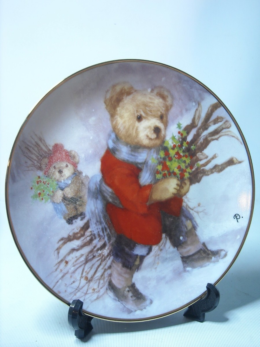 Choose ONE OR MORE Plates TEDDY BEAR Franklin Mint Heirloom