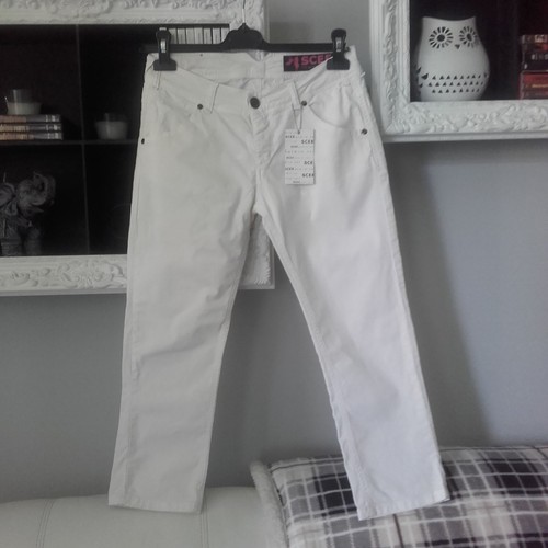 Pantaloni pinocchietto BIANCHI SCEE TWIN SET SIMONA BARBIERI pantalone  DONNA | eBay