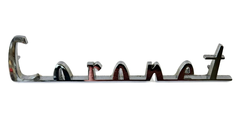 Dodge Coronet 1957 guardabarros placa de identificación emblema insignia logotipo 1624816 nuevo en stock Foto 2 de 4