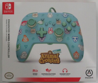 Nintendo Switch Enhanced Wired Controller New Horizons Animal Crossings Power A