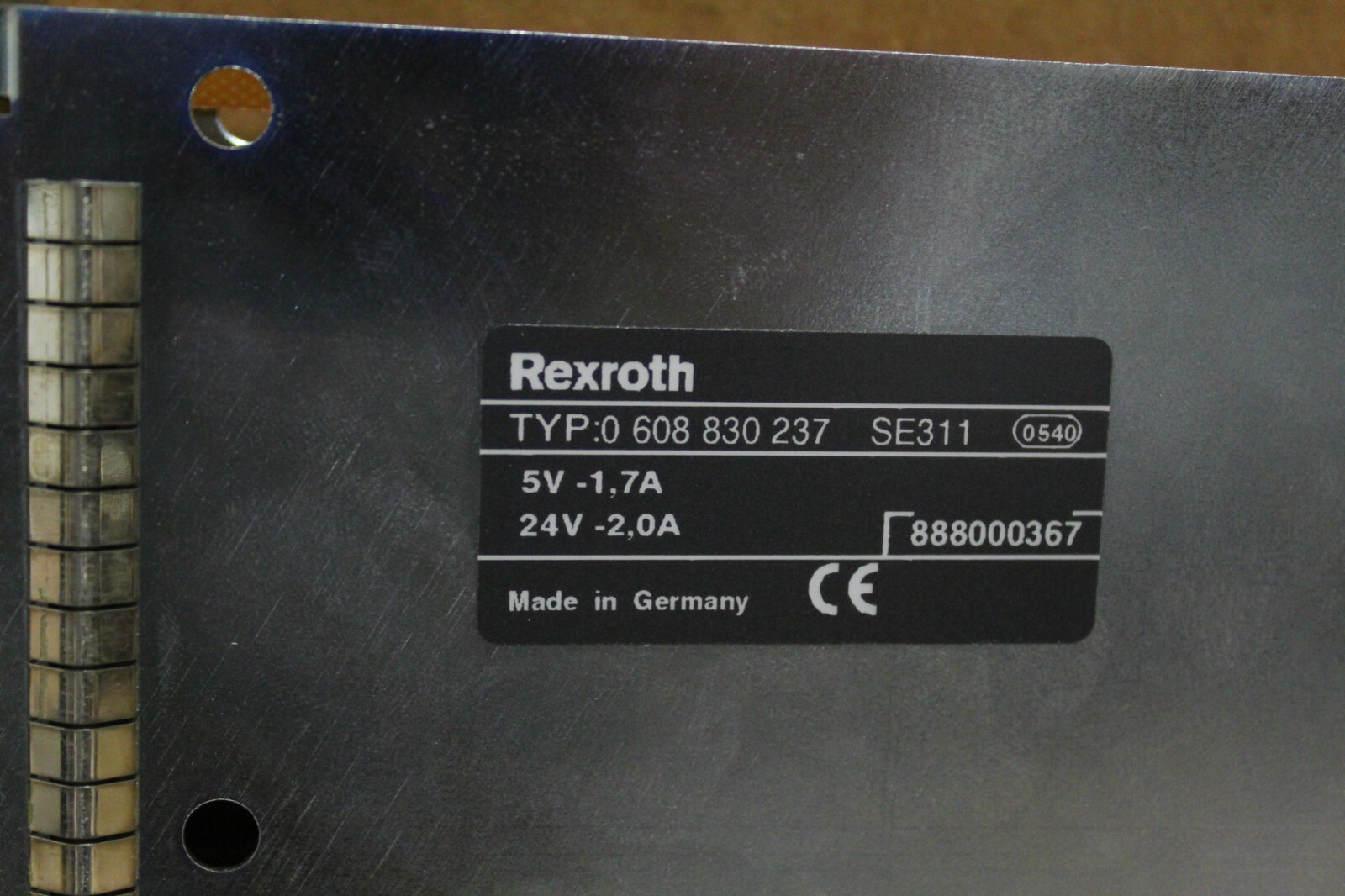 Rexroth Bosch SE311 0 608 830 237 Tightening Controller Module 