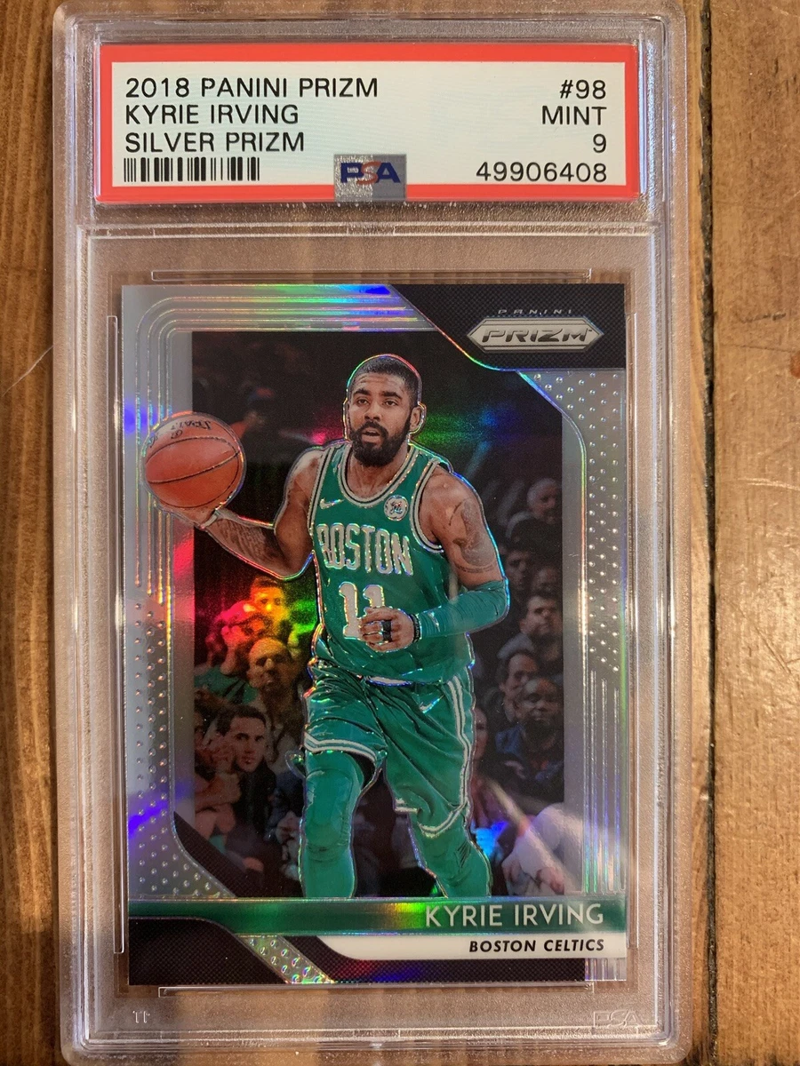 2018-19 Panini Prizm Kyrie Irving Silver Prizm #98 PSA 9 MINT | eBay