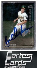 Ryan Christenson 1999  Topps Chrome #88 Athletics TTM/IP Signed Autographed