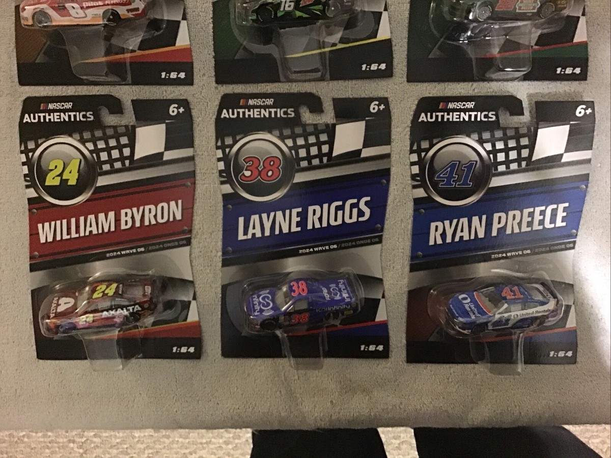 NASCAR 1:64スケールミニカー 6台セット 2022 NASCAR Authentics Next Gen (WAVE 6) Diecast Cars 1/64