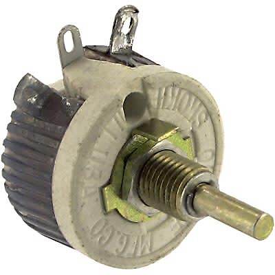1Pc Ohmite Res1K0E Rheostat,Ww,Rest 1 Kilohms,Pwr-Rtg 12.5 W,Cur-Rtg 0.1 A,Lug,