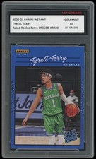 Tyrell Terry 2020-21 Panini Instant 1st Graded 10 Retro Rated Rookie Card #RR39
