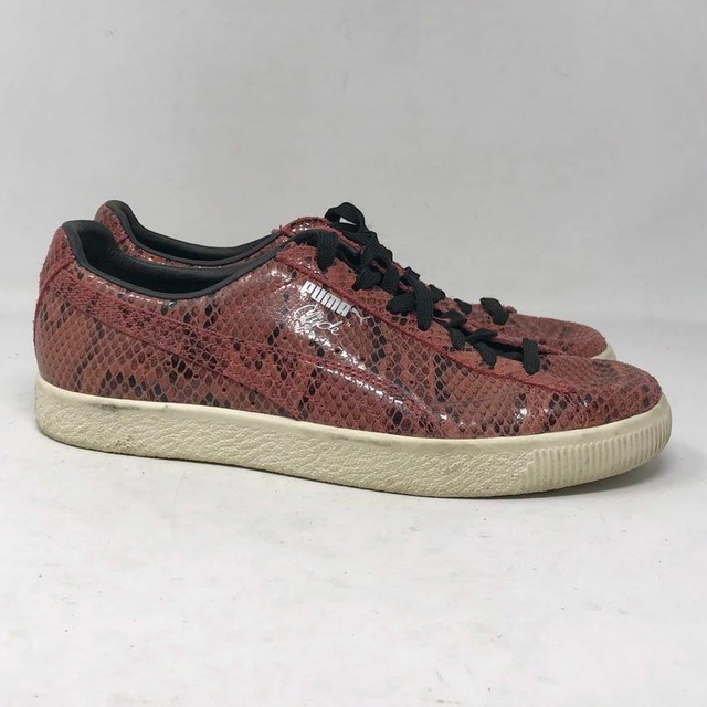 puma clyde red snake